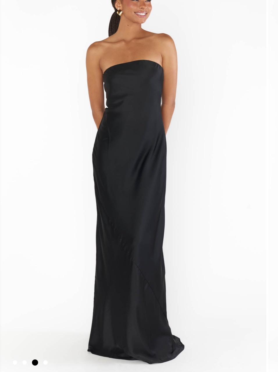 Mumu Taylor Tube Maxi Dress